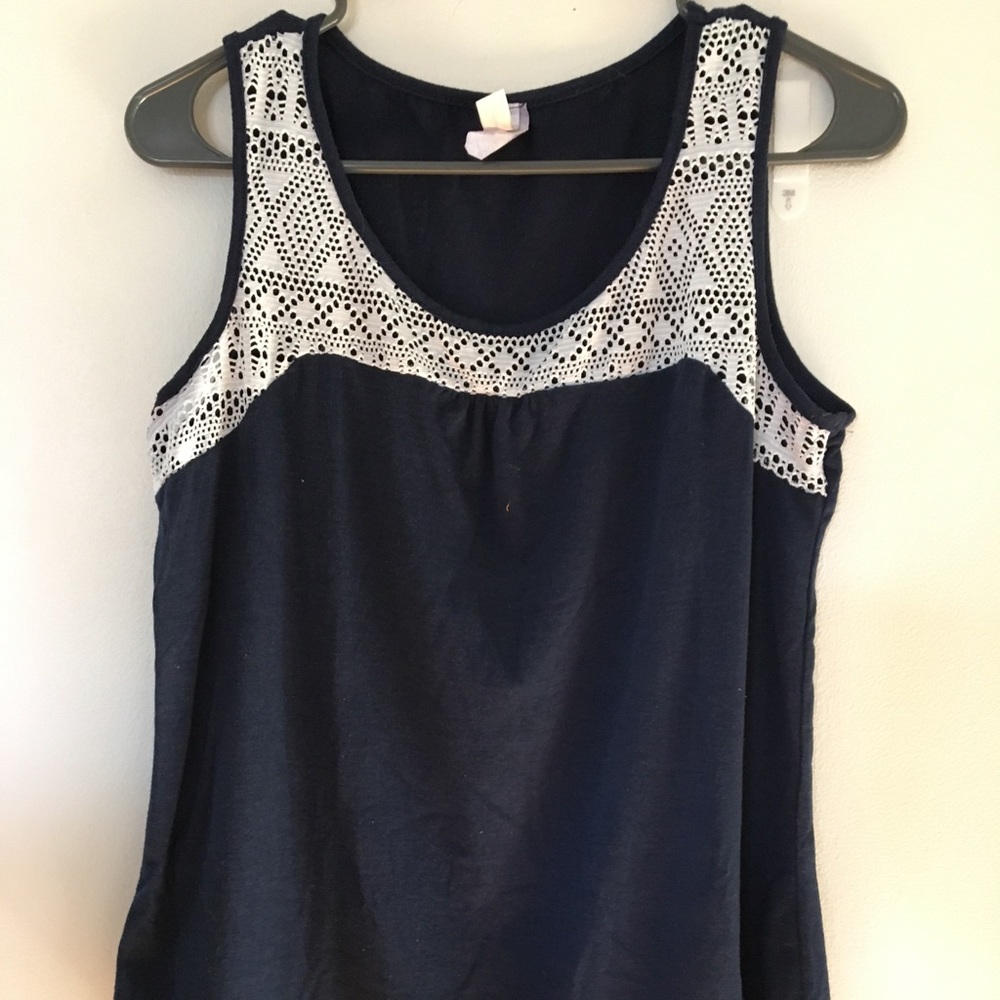 Navy tank top